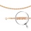 Nonna-link Hollow Chain, Width 2.3mm. Certified 585 (14kt) Rose Gold, Diamond Cuts