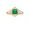 Green Onyx Rose Gold Ring. View 2
