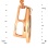 Pave Diamond Convertible Slide Pendant in Rose Gold - View 3. Note: Chain is not included in pendant price.