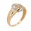 Galactic Diamond Ring. Certified 585 (14kt) Rose Gold, Rhodium Detailing
