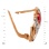 Ruby and Diamond Leverback Earrings. View 2