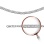 Triple Rombo-link Solid Chain, Width 3.5mm. Hypoallergenic Certified 925 Silver, Rhodium