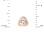 Width of CZ Martini-style Rose Gold Stud Earrings.