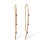 Amethyst Threader Earrings