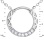 Ancient Rome-inspired Diamond White Gold Necklace. Adjustable 45cm to 50cm. 14kt (585) White Gold. View 2
