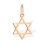 'The Star of David' Pendant. Certified 585 (14kt) Rose Gold
