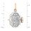 Diamond 14kt Gold Locket 'St. Nicholas the Wonderworker'. View 4