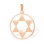 'The Star of David' Pendant. 585 (14kt) Rose Gold