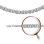 Nonna-link Solid Chain, Width 5.2mm. Hypoallergenic Certified 925 Silver, Rhodium