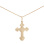 Russian Orthodox Cross. Certified 585 (14kt) Rose Gold