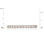Rose Gold Wedding Band with 14 Prong-set Diamonds. Hypoallergenic Cadmium-free 585 (14K) Rose Gold. View 2