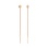 Rose Gold Chain Earrings. View 4