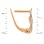 16mm High "Signe d'Exception" Earrings