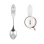 Hypoallergenic 925 Silver Teaspoon Pisces Zodiac