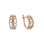 Versace-inspired Earrings. 585 (14kt) Rose Gold
