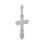 Silver Scroll-edged Cross for Him - Angle 2