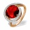 Garnet and Diamond Ring