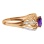 Amethyst and Diamond Ring. View 3