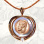 Apple-shaped Pendant with Tsar Gold 5 Ruble. Diamond and Mother-of-Pearl. Special Order
