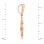 Diamond Pendant with Botanical Motifs. View 3