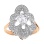 Faberge Era-inspired Certified Diamond Ring. View 2.
