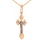 Diamond-cut Trefoil Crucifix. View 2
