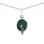 Silver Malachite Pendant