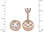 CZ Two-way Stud Earrings. View 5