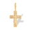 Let God Arise Prayer Russian Cross. Certified 585 (14kt) Rose Gold