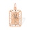 Icon Pendant 'St. Nicholas the Wonderworker'. 585 (14kt) Rose Gold