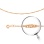 Singapore-link Solid Gold Chain, Width 1.2mm. Diamond-cut Tested 14kt (585) Rose Gold