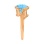 Nifty Ring with Blue Topaz Diameter 10mm. Hypoallergenic Cadmium-free 585 (14K) Rose Gold. View 4