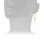 Quatrefoil Threader Earrings on a Mannequin