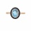 "Femme Fatale" Blue Topaz Ring. View 2