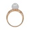 Pearl and Diamond Ring on Sale. View 4