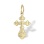"The Phoenix Bird" Orthodox Christening Cross. Certified 585 (14kt) Yellow Gold