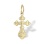 "The Phoenix Bird" Orthodox Christening Cross. Certified 585 (14kt) Yellow Gold
