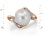 Width of 'Afrodite' Pearl and Diamond Ring