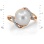 Width of Prestige Pearl and Diamond Ring