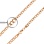 Flat Curb-link Solid Chain, Width 4.6mm. Diamond-cut Tested 585 (14K) Rose
