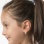 16 CZs Butterfly Kids' Earwire Earrings on a Little Girl