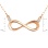 Diamond Infinity Necklace. View 2