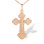 Russian Orthodox Gold Cross. 585 (14kt) Rose Gold