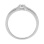 On-trend Style White Gold Engagement Ring with 33 Diamonds - Angle 4