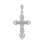 Reverse of the Silver Scroll-edged Cross for Him