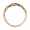 Diamond Trendsetting Ring. Hypoallergenic Cadmium-free 585 (14K) Rose Gold. View 4