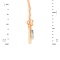 Diamond Roase Gold Necklace. View 4