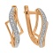 Ultimate Earrings Featuring 16 Diamonds. Hypoallergenic 585 Rose Gold, Rhodium Detailing