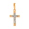 Four-Pointed Christian Cross Pendant. Christian Body Crucifix
