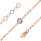 Two-tone Gold Bracelet with Illusion-set Diamond - View 2